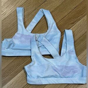 NWOT Bundle of 2 Old Navy Active Tie-Dye Sports Bra Girls Small 6/7